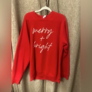 Southern Junkie Red Merry + Bright Women's Sweatshirt